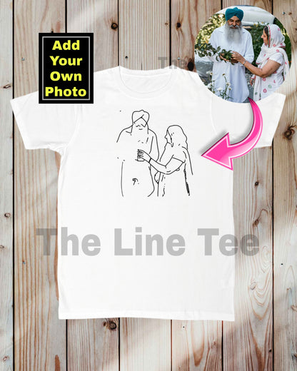 TheLineTee™ Personalized Line Art Premium Unisex T-Shirt