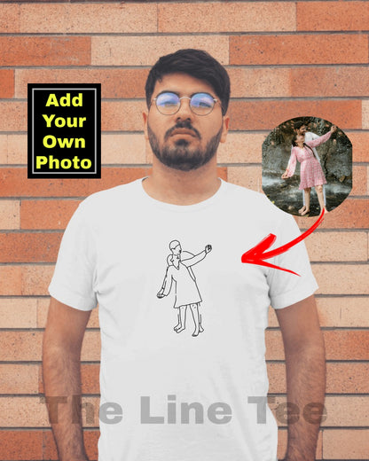 TheLineTee™ Personalized Line Art Premium Unisex T-Shirt